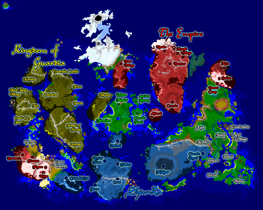 Worldmap Territories
